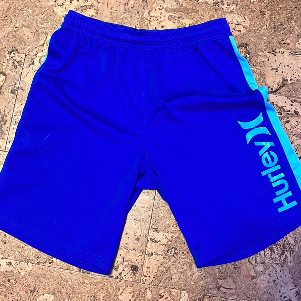 Blue hurley kids shorts